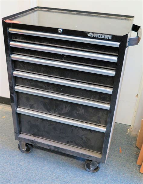 older husky rolling tool cabinet